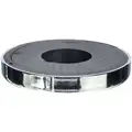 Encased Round Base Magnet: Ceramic, 95 lb Max. Pull, 0.44 in Thick, 3 1/5 in Dia