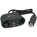 Power Adapter: 4 Outlet, (2) 12V and (2) USB, 10 Amps, 150 W Watts, 12 VDC