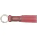 Imperial Seal-A-Crimp Sealed Heat Shrink Ring Terminal, Red, 22-18 AWG, 8-10 Stud Size