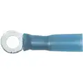Imperial Seal-A-Crimp Sealed Heat Shrink Ring Terminal, Blue, 16-14 AWG, 8-10 Stud Size