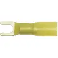Imperial Seal-A-Crimp Sealed Heat Shrink Spade, Yellow, 12-10 AWG Stud Size 10"