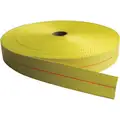 BULK-STRAP Polyester Bulk Webbing; 300 ft. L x 2" W, Yellow