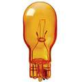 Glass Wedge Mini Bulb, Trade Number 906A, 9.315 Watts, T5, Amber, 13.5 V