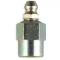 Straight Zinc-Plated Standard Grease Fitting; 1/8"-27