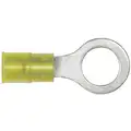Imperial Nycrimp Ring Terminal, Yellow, 12-10 AWG, 3/8" Stud Size