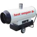 Heat Wagon Oil Fired Torpedo Heater, 35.7 gal., 2.28 gph, BtuH Output 254,400, 13,000 sq. ft.
