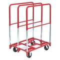 Raymond Products Single-Height Vertical Panel Truck with Nonmarring Adjustable Rails, 2, 400 lb. Load Capacity, 36"