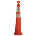 36" HDPE Channelizer Cone without Base; Orange