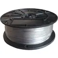 Cable, 1/16" Outside Dia., 304 Stainless Steel, 50 ft. Length, 7 x 7, Working Load Limit: 96 lb.