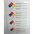 NFR Self-Laminating Label, Paper Permanent Adhesive, Polyester Laminate Flap, English