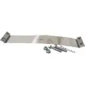 Flat Band Clamp, 4"D, Stainless Steel