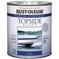 Navy Blue Topside Paint, Gloss Finish, 100 sq. ft./gal. Coverage, Size: 1 qt.