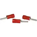 Imperial Nycrimp Vinyl Insulated Scully Pin Terminal, Red, 22-18 AWG