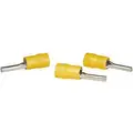 Imperial Vycrimp Vinyl Insulated Scully Pin Terminal, Yellow, 12-10 AWG