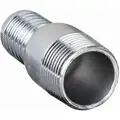 Steel Combination Nipple with Straight Fitting Style, 3/4" Thread Size