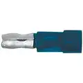 Imperial Vycrimp Vinyl Insulated Male Quick Disconnect Terminal, Blue, 16-14 AWG