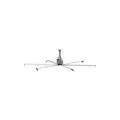 Skyblade HVLS Ceiling Fan, 8 ft., Number of Blades 6, Number of Speeds Variable, 110 to 230V AC, Gray