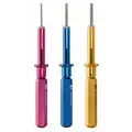 Jonard Tools Pin Extraction Removal Tool Kit: 3 Pieces, Stainless Steel, 6 in L, Front Release