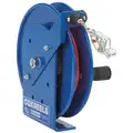 Retractable Grounding Wire Reel, Blue, Cable Coated: No
