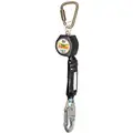 Self-Retracting Lifeline;6 ft., Weight Capacity: 310 lb., Line Material: HPPE, Polyester Blend Web