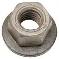 M8-1.25 Hex Nut with Free Spinning Washer; 19 mm dia., 19 mm Hex Size