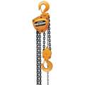 Manual Chain Hoist, 6000 lb. Load Capacity, 8 ft. Hoist Lift, 1-45/64" Hook Opening
