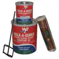 Wooster Anti-Slip Floor Coating: Epoxy, Walk-A-Sured, Clear, 1 gal Container Size