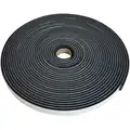 Foam Tape: Continuous Roll, Black, 3/4 in x 8 5/16 yd, 7/16 in Tape Thick, 1 Pack Qty, Rubber Foam