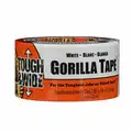 Gorilla Duct Tape: Gorilla, Light Duty, 2 7/8 in x 25 yd, White, Continuous Roll, Pack Qty: 1
