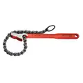 Rothenberger Chain Wrench, Alloy Steel, For Outside Diameter 4", Minimum Pipe Diameter 1/8"