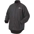 Miller Electric Black/Navy WeldX, Cotton Welding Jacket, Size: XL, 30" Length