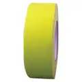 Polyken Gaffer's Tape: Yellow, 1 7/8 in x 49 yd, 11.5 mil, Vinyl Coated Cloth Backing, Rubber Adhesive