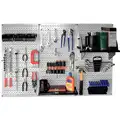Wall Control Steel Toolboard Accessory Kit, Hanging Mounting Type, Black, Finish: Scratch Resistant E-Coat