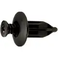 Retainer Screw, 12 mm L, 21 mm Head Dia., 3 Shl Head Dia., Black, 25 PK