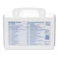 First Aid Kit, Plastic Case Material, General Purpose, 25 People Served Per Kit