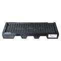 Black Diamond Polyethylene Spill Pallet for 2 Drums; Drain Included: No