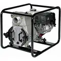 8 HP Aluminum, Cast Iron 242cc Engine Driven Trash Pump, 1.6 gal Tank Capacity