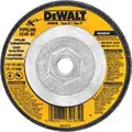 Dewalt 4-1/2" Type 27 Depressed Center Wheels, Aluminum Oxide, 5/8" Arbor, 0.1250" Thick, 13300 RPM