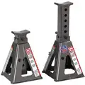 9 Pin Style Vehicle Stands; Lifting Capacity (Tons): 7, 1 PR