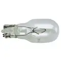 Glass Wedge Mini Bulb, Trade Number 904, T5, Clear, 13.5 V