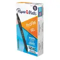 Gel Pens, Pen Tip 0.7 mm, Barrel Material Plastic, Barrel Color Black, Pen Grip Textured, PK 12