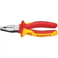 Linemans Pliers, Jaw Length: 1-3/8", Jaw Width: 1-7/16", Jaw Thickness: 3/8", Ergonomic Handle