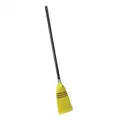 Ability One Lobby Broom: 10 in Sweep Face, Stiff, Synthetic, Black Bristle, 6 1/2 in Bristle Lg