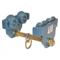 Falltech Beam Anchor: 425 lb Wt Capacity, For 3 in to 8 in Flange Wd Range, Pivot D-Ring, Horizontal, Steel