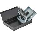 13-Piece NC, NF 118&deg; Drill Bit and Tap Set with #4 to 1/4" Size Range