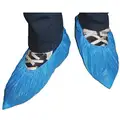 Shoe Covers, Slip Resistant: No, Waterproof: Yes, 6-1/2" Height, Size: XL, 300 PK
