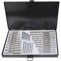 36-Piece NC, NF 118&deg; Drill Bit and Tap Set with #6 to 1/2" Size Range