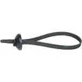 Hellermann Tyton Releasable Nylon Cable Tie, Black, 9.5" L, 105 lb.