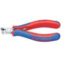 Knipex End Cutting Nippers,4-3/4" Overall Length,3/8" Jaw Length,7/16" Jaw Width