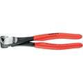 End Cutting Nippers: 5 1/2 in Overall Lg, For 0.16 in Max Wire Thick, 10 1/2 in Jaw Wd